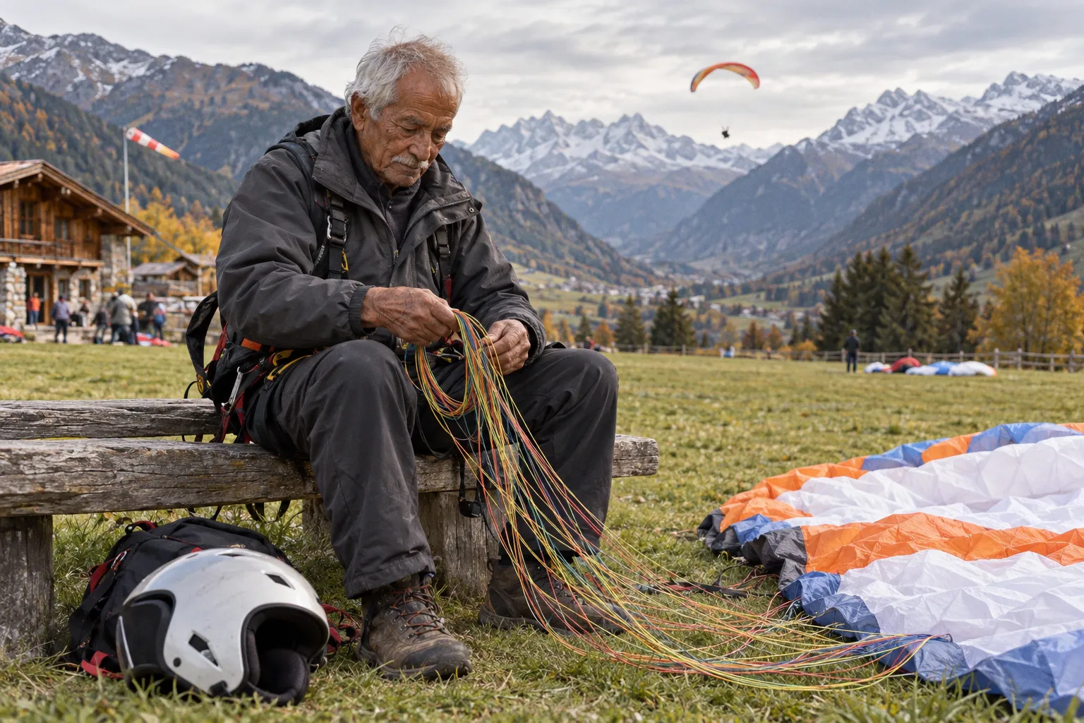 À 72 ans, il réalise son rêve de parapente à 7 000 mètres d'altitude