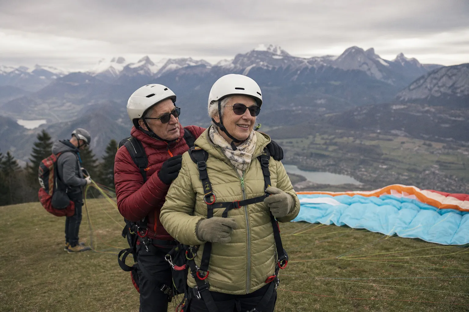 Baptême de parapente : quand le vol biplace s'ouvre aux seniors