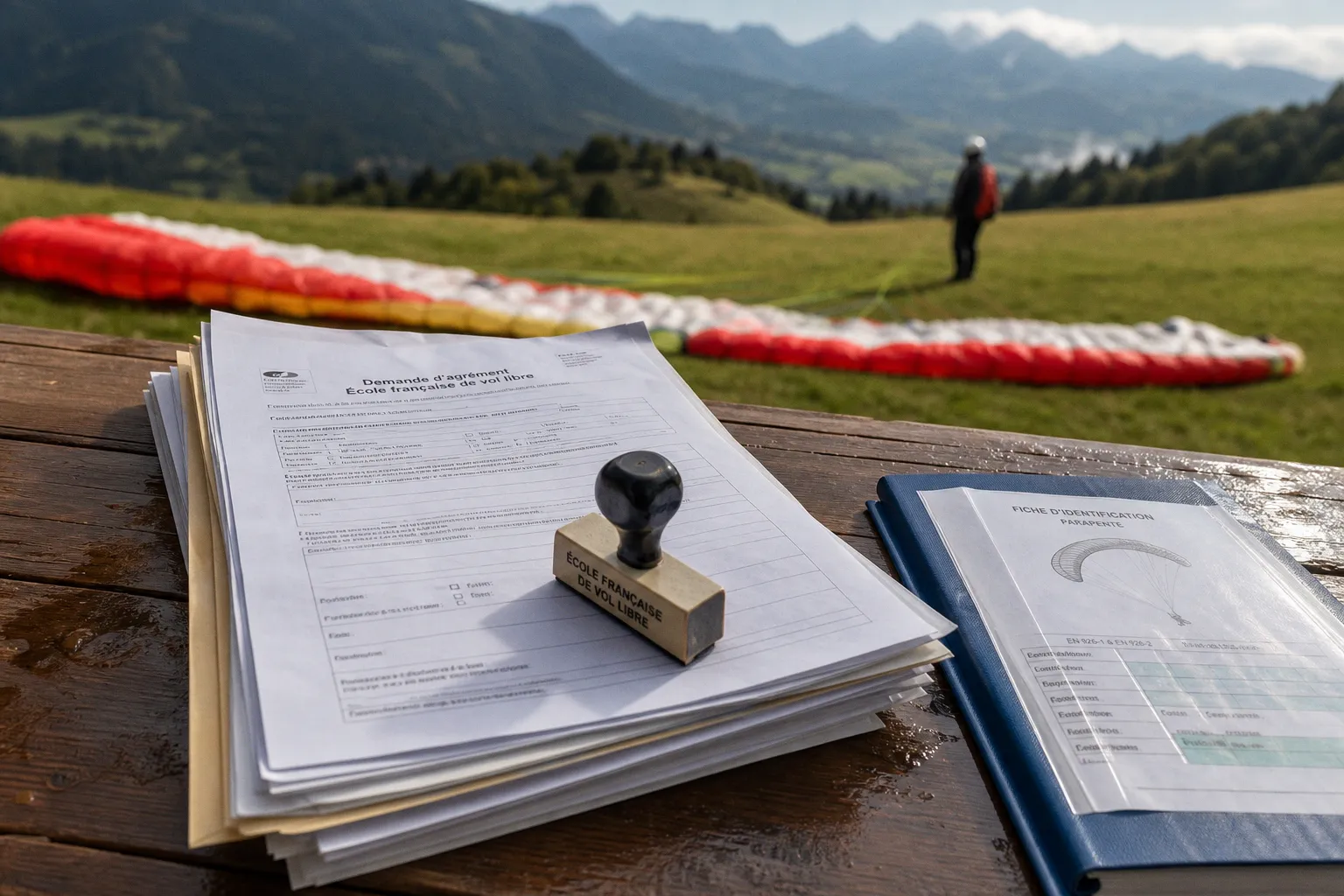 Création d'une école de parapente : démarches et agrément