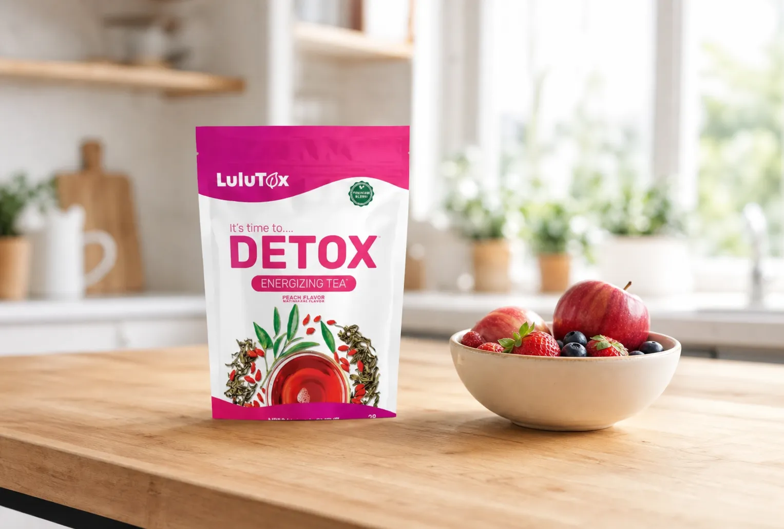 Lulutox Detox Tea HCTC — le produit au quotidien