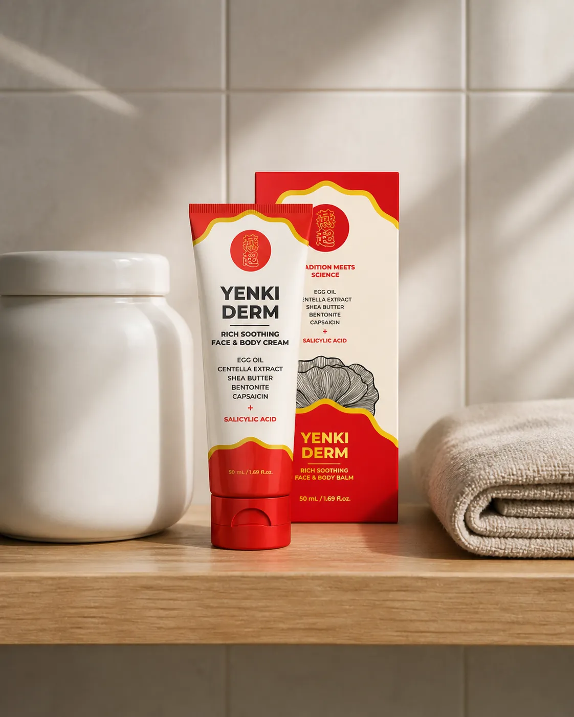 Yenki Derm — le produit au quotidien