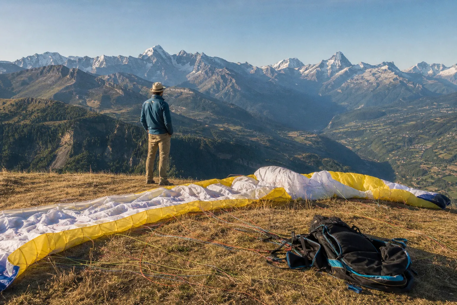 Vivre un baptême de parapente dans les Alpes : guide et conseils